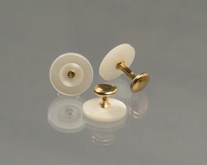 Collar studs For Use With Starched And Soft Collars. 