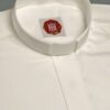 Pure Cotton White Tunnel Clerical Shirt / Tunnel Clergy Shirt (long or short sleeves)